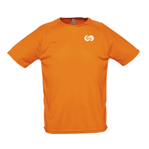 T-shirt manica corta in poliestere