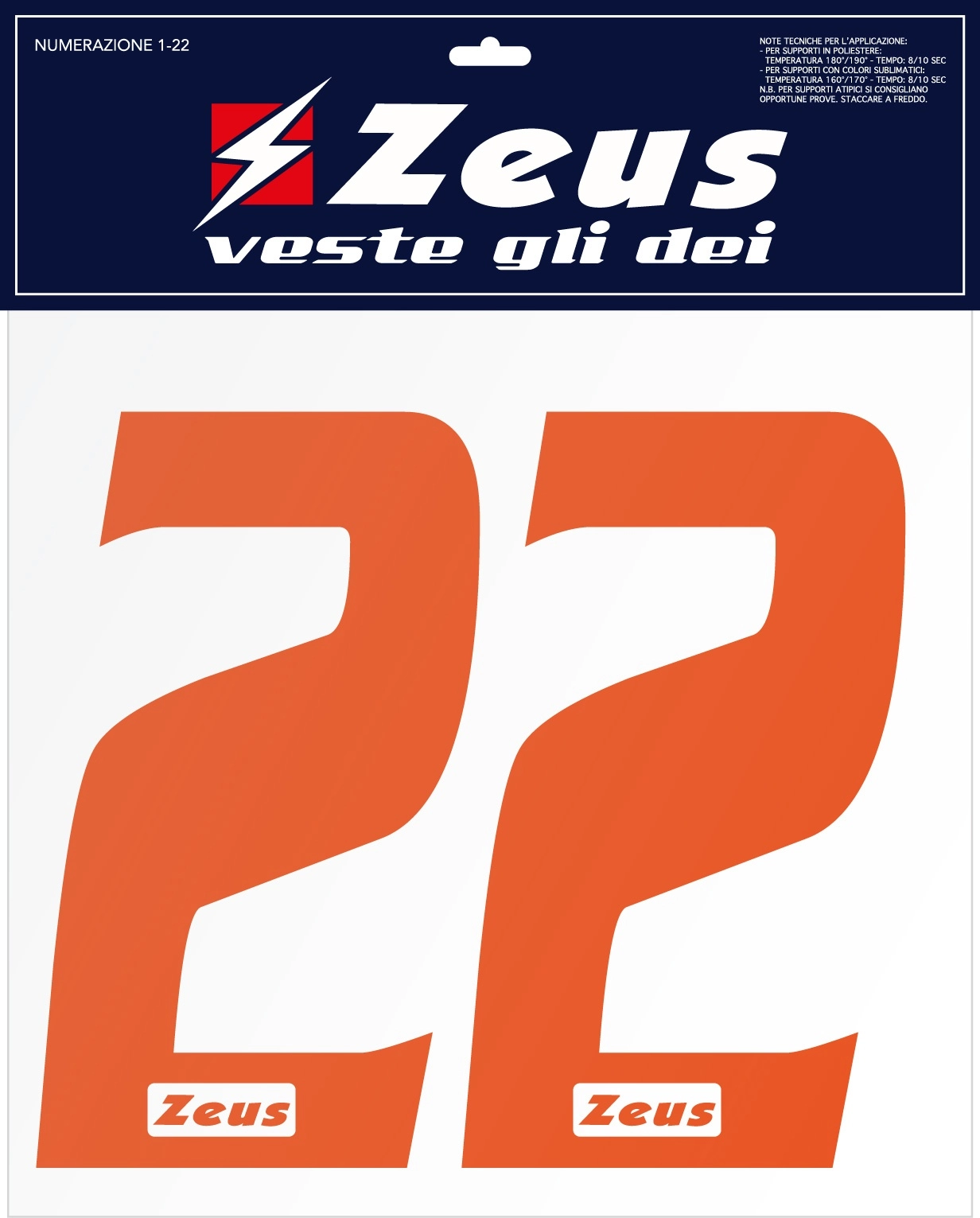 Immagine NUMERAZIONE 1-22 cm 10