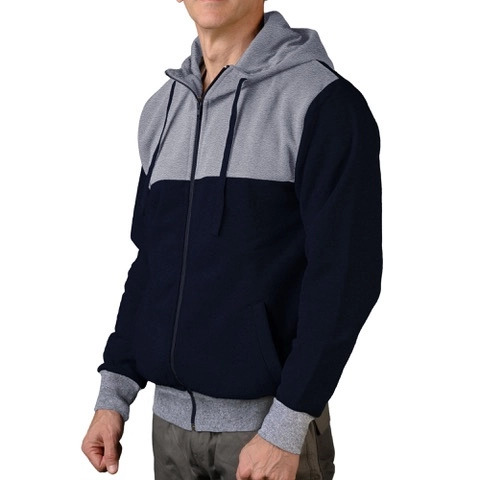 Immagine FELPA ROBIN H CAPPUCCIO ZIP LUNGA