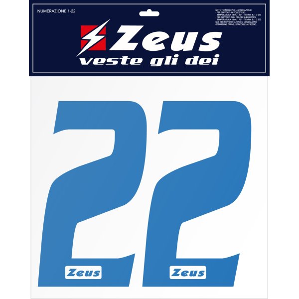 Immagine NUMERAZIONE 1-22 cm 10