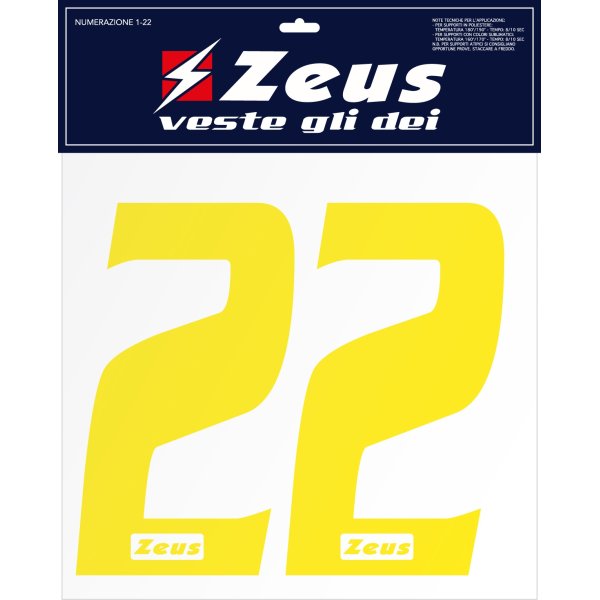 Immagine NUMERAZIONE 1-22 cm 10
