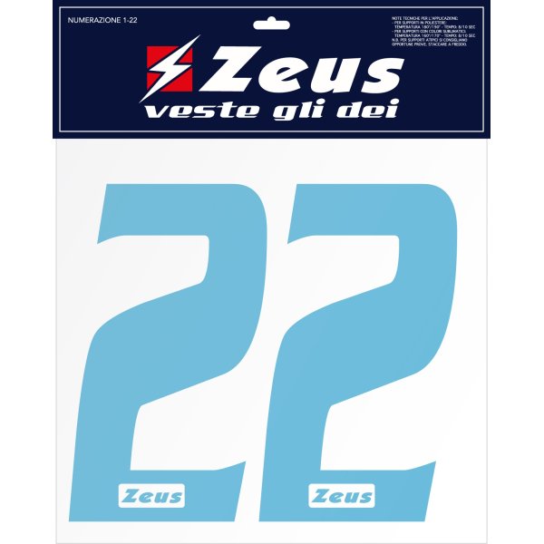 Immagine NUMERAZIONE 1-22 cm 10