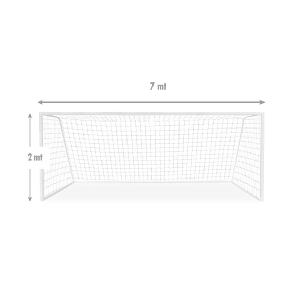 Immagine PORTA CALCIO ALLUMINIO